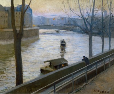 Île de Saint-Louis von Santiago Rusinol i Prats