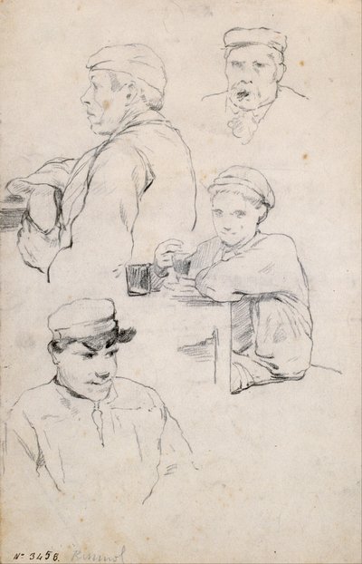 Figurenstudie von Santiago Rusiñol