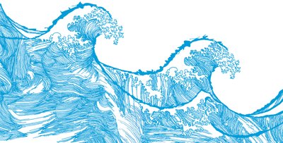 Kanagawa-Welle, 2009 von Sarah Hough
