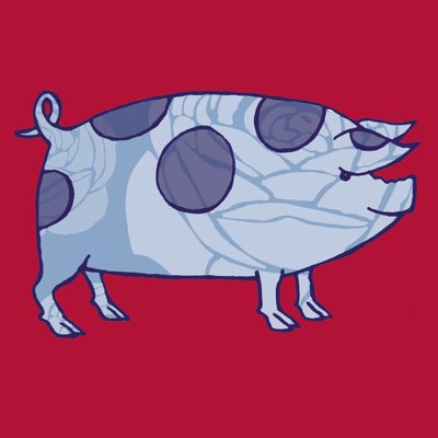 Piddle Valley Schwein, 2005 von Sarah Hough