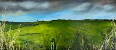 Englische Landschaft, 2023 von Sarah Thompson Engels