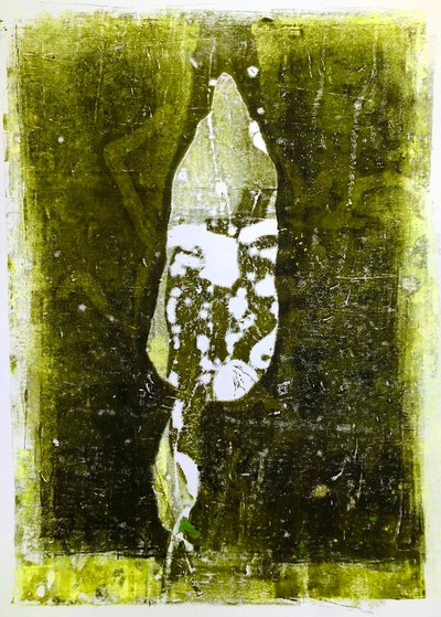 Abstraktes Blatt von Sarah Thompson Engels