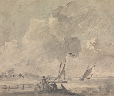 Beobachtung von Segelbooten vom Ufer aus von Sawrey Gilpin