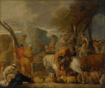 Abraham in Ägypten von Sébastien Bourdon