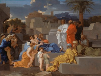 Christus empfängt die Kinder von Sébastien Bourdon