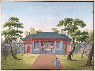 Honam-Tempel - Eingangstor von School Chinese