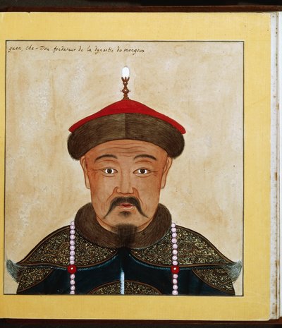 Der Große Kublai Khan (1215-1294), chinesische Zivilisation von School Chinese