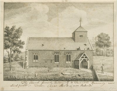 Abschiedskirche: Gravur von School English