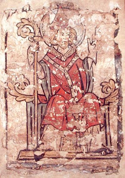 St. Lieven (Fresko) von School Flemish