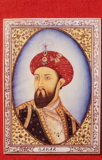 Porträt von Babar von School Indian
