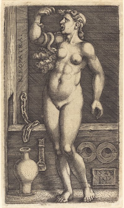 Kleopatra stehend von Sebald Beham