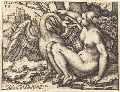 Leda und der Schwan von Sebald Beham