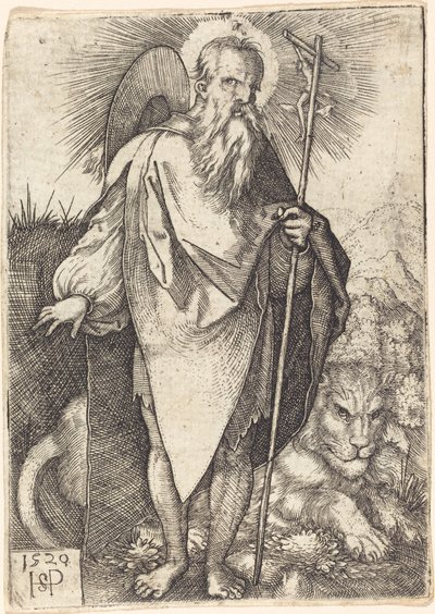 Heiliger Hieronymus stehend von Sebald Beham