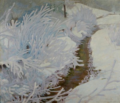 Bach im Winter von Sebastian Isepp