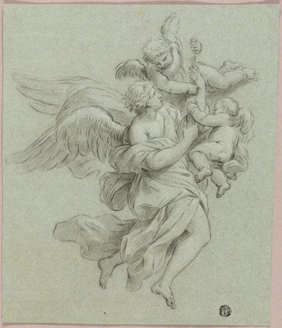 Engel mit Putti von Sebastiano Conca