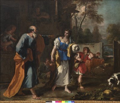 Verstoßung von Hagar von Sebastiano Ricci