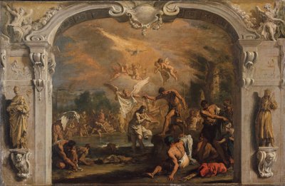 Die Taufe Christi, ca. 1713-14 von Sebastiano Ricci