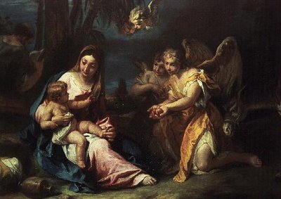 Die Rast auf der Flucht nach Ägypten von Sebastiano Ricci