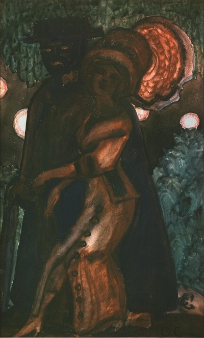 Spaziergang, 1910er von Sergei Yurievich Sudeykin
