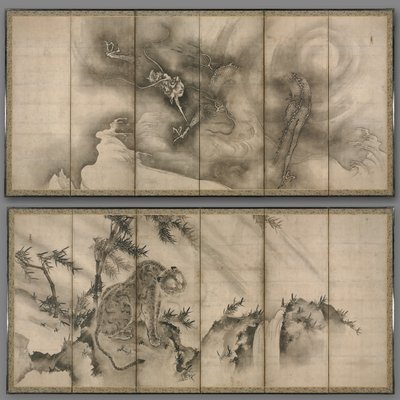 Drache und Tiger von Sesson Shukei