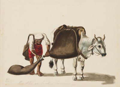 Wasserträger, um 1810 von Sewak Ram