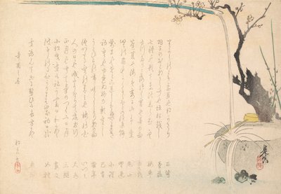 Surimono, ca. 1860 von Shibata Zeshin