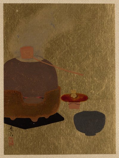 Teeceremonie-Ausrüstung von Shibata Zeshin