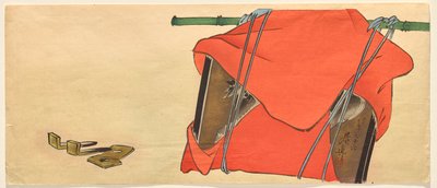 Votivtafel (ema) eines Pferdes von Shibata Zeshin
