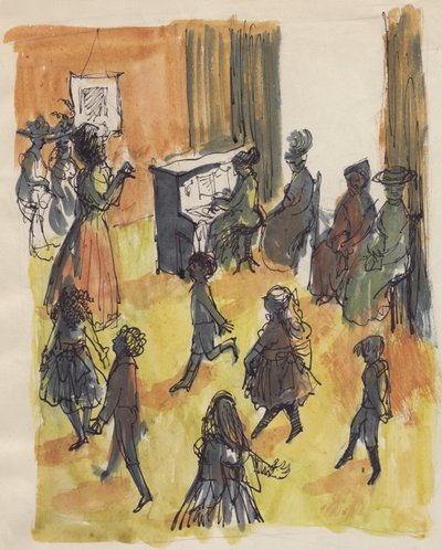 Tanzklasse, ca. 1950 von Shirley Markham