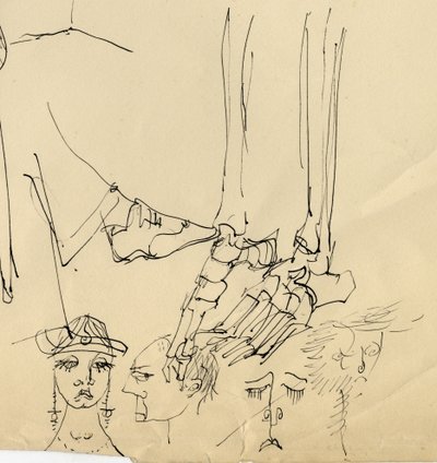 Gesichter und Fußknochen von Shirley Markham