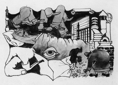 Surrealistische Studie, 1952 von Shirley Markham