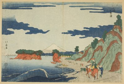 Shichiri-Strand bei Enoshima (Enoshima Shichirigahama) von Shotei Hokuju