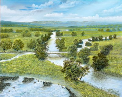 Flussbrücke von Silvian Sternhagel