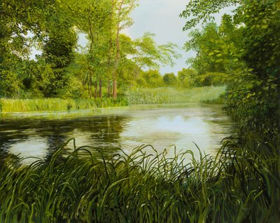 Idylle am Fluss von Silvian Sternhagel