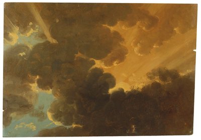 Studie für einen Sonnenuntergang von Simon Alexandre Clément Denis