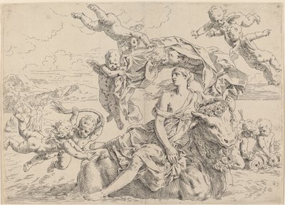 Der Raub der Europa von Simone Cantarini