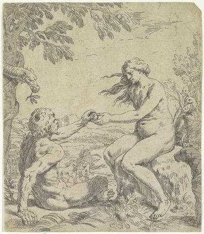 Versuchung von Adam von Simone Cantarini
