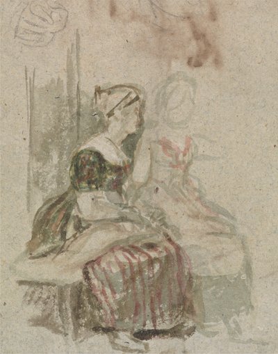 Studie für "Die Penny-Hochzeit" von Sir David Wilkie