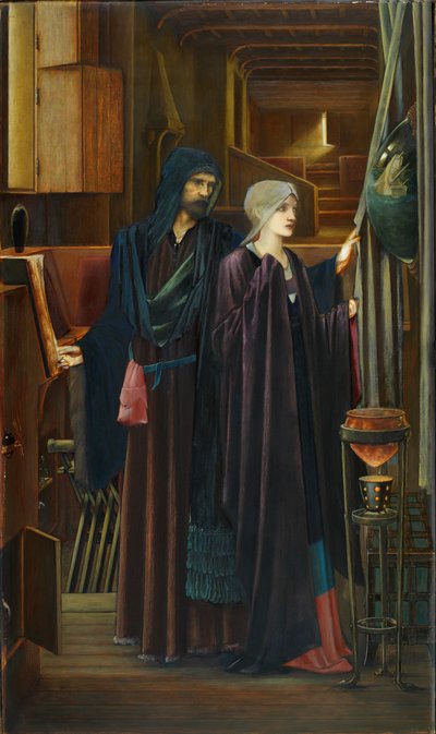 Der Zauberer, 1898 von Sir Edward Coley Burne Jones