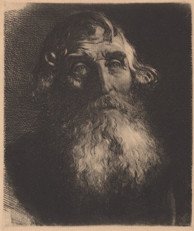 Alter Mann von Sir Hubert von Herkomer