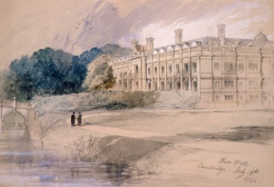 Clare Hall, Cambridge, 1846 von Sir John Gilbert