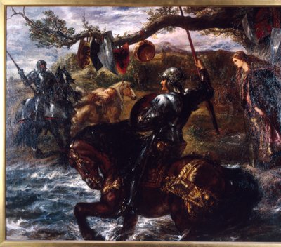 Lancelot du Lac, 1886 von Sir John Gilbert