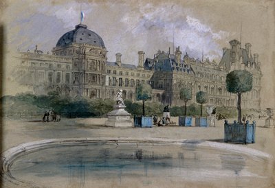 Die Tuilerien, Paris, Frankreich, 1846 von Sir John Gilbert