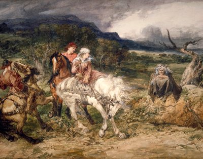 Die Hexe, 1889 von Sir John Gilbert