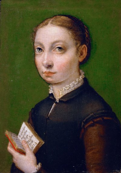 Selbstporträt, 1554 von Sofonisba Anguissola