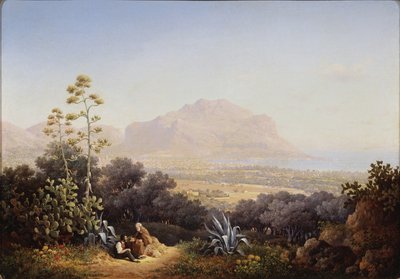 Ansicht von Palermo, 1845 von Sokrat Maximovich Vorobyev