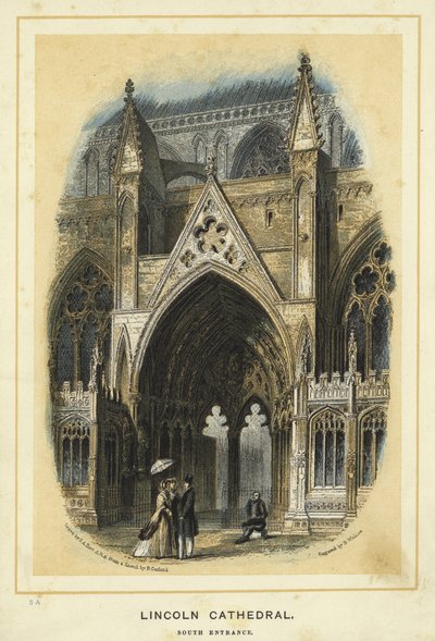 Lincoln Cathedral, Südeingang von Solomon Alexander Hart