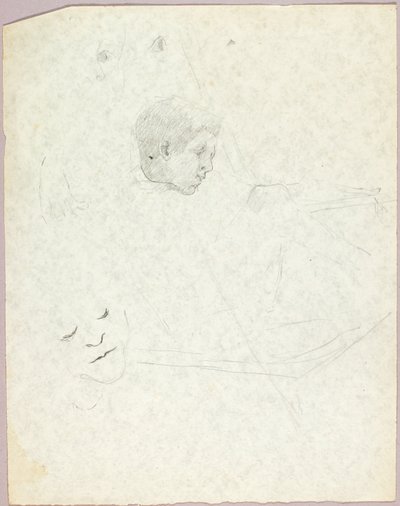 Junge im Stuhl von Solon H. Borglum