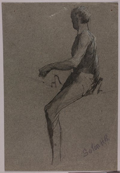 Studie für ein Reitermonument von Solon H. Borglum