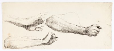 Drei Armstudien von Solon H. Borglum